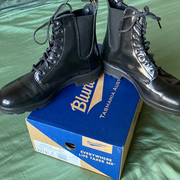 BLUNDSTONE Black Brush lace boot - Picture 6 of 7